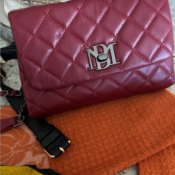 Black Leather Crossbody Bag - Picture 6 of 12